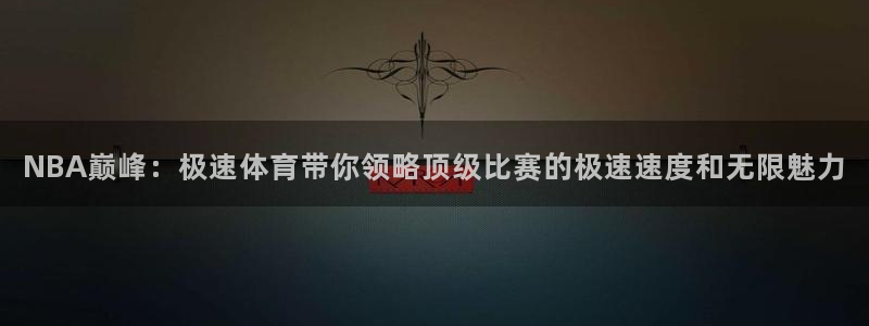 919体育直播高清在线观看：NBA巅峰：极速体育带你领略顶级比赛的极速速度和无限魅力